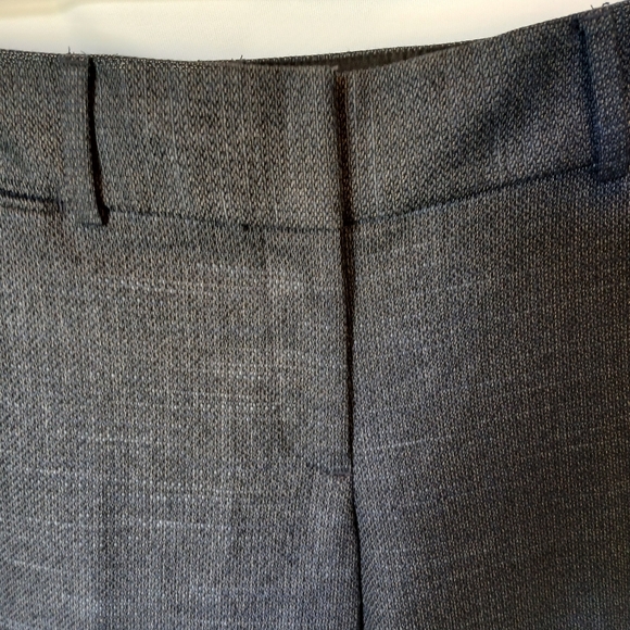 Loft Ann Taylor Womens Julie Trouser Size 4 Color Grey Navy Blue - Picture 5 of 11